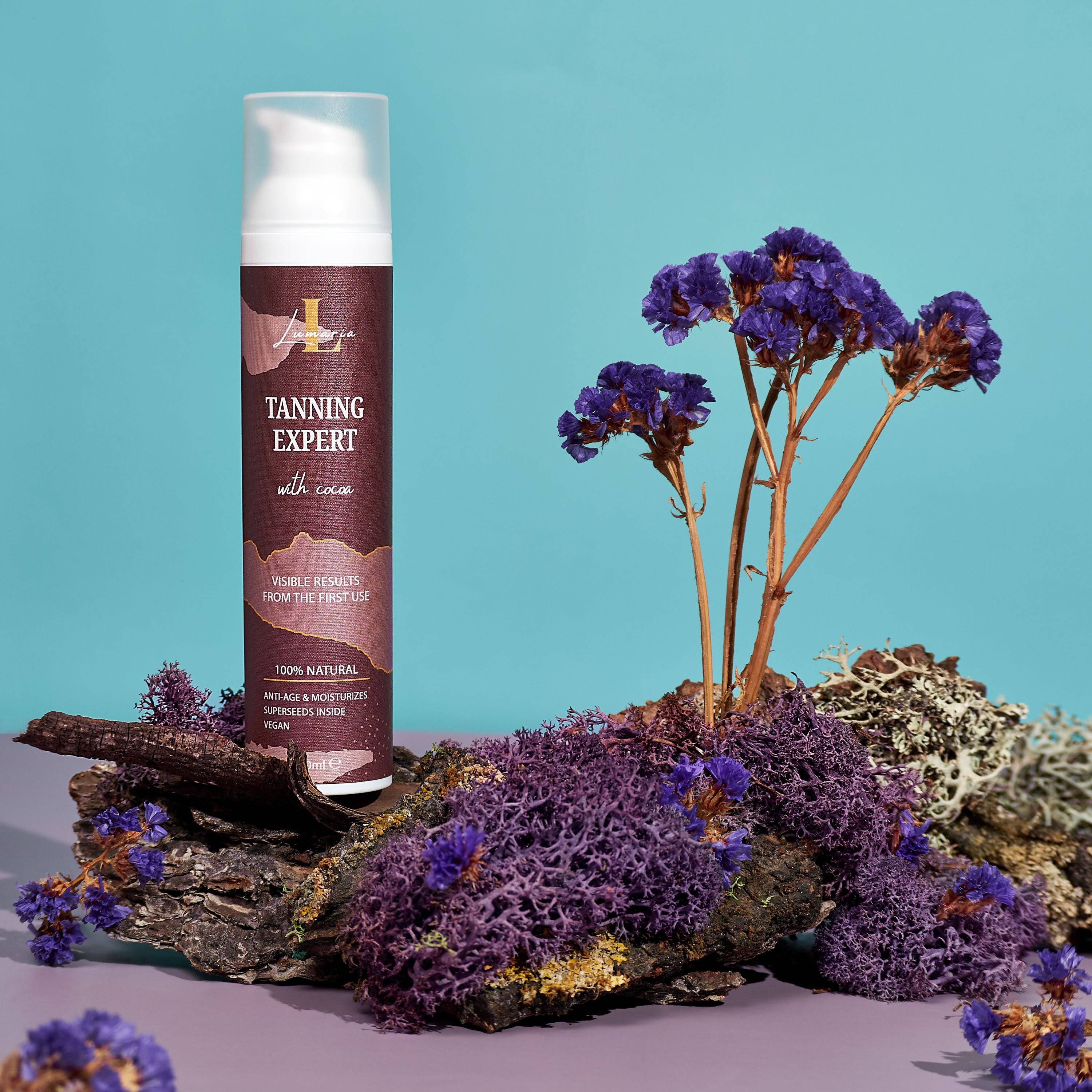 100% натурално олио за тен с какао, макадамия, жожоба и др..